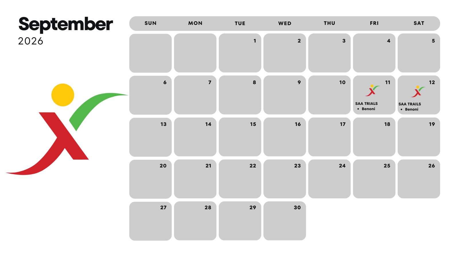 September 2026 Calendar